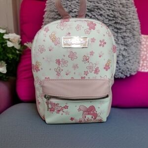 Bioworld My Melody Cherry Blossom Backpack  Hot Topic Box Lunch Sanrio